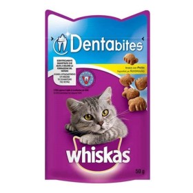WHISKAS Dentabites Treats for Cats with Chicken 50g