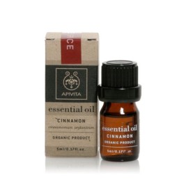 APIVITA Essential Oil Cinnamon Αιθέριο Έλαιο Κανέλα 5ml