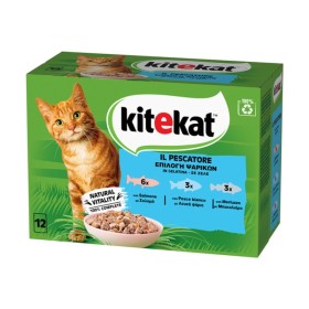 Kitekat Adult Τροφή Γάτας Επιλογή Ψαρικών σε Ζελέ  12x85gr