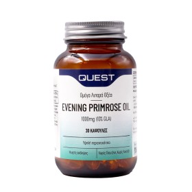 QUEST Evening Primrose Oil 1000mg Evening Primrose Supplement for Women's Hormonal Needs 30 Capsules