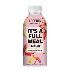 Losebig Its a Full meal Υγιεινό Γεύμα για τον Έλεγχο του Σωματικού Βάρους Strawberry - Vanilla 332Kcal 500ml