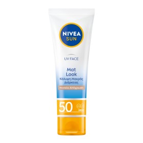 Nivea Sun Uv Face Mat Look Spf50 Αντηλιακό Προσώπου με Χρώμα Μεσαία Απόχρωση για Κανονική/ Μικτή Επιδερμίδα 50ml Nivea Sun Uv Face Mat Look Spf50 Αντηλιακό Προσώπου με Χρώμα Μεσαία Απόχρωση για Κανονική/ Μικτή Επιδερμίδα 50ml