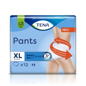 TENA Pants Plus Extra Large Προστατευτικά Εσώρουχα Ακράτειας 12 Τεμάχια