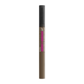 NYX PROFESSIONAL MAKE UP Zero to Brow Longwear Gel Ash Blonde Double Eyebrow Applicator 2ml