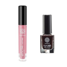 Garden Promo Liquid Lipstick 02 Matte Long Lasting Ματ Κραγιόν σε Υγρή Μορφή 4ml & 7 Days Gel Nail Color 43 Βερνίκι Νυχιών 12ml