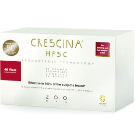 Crescina Hfsc Transdermic 200 Man Αγωγή Ανάπτυξης & κατά της Τριχόπτωσης 40x3.5ml