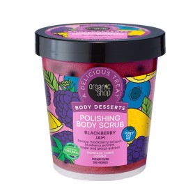 Organic Shop Body Desserts Blackberry Jam Μαρμελάδα Βατόμουρο Απολεπιστικό Σώματος Λείανσης 450ml