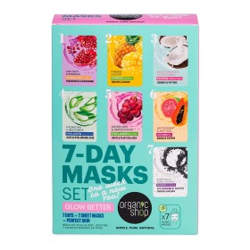 Organic Shop Promo 7-Day Masks Glow Better Σετ Δώρου Μάσκες Προσώπου 7 Τεμάχια Organic Shop Promo 7-Day Masks Glow Better Σετ Δώρου Μάσκες Προσώπου 7 Τεμάχια