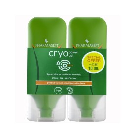 PHARMASEPT Promo Cryo Power Body Gel Soothing Cooling Gel with Herbal Extracts 2x100ml