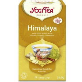YOGI TEA Himalaya Βιολογικό Τσάι Βοτάνων για Αρμονία Πνεύματος 17 Φακελάκια 30.6g