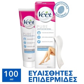 VEET Depilatory Cream Silk & Fresh for Sensitive Skin 100ml