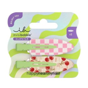 Invisibobble Boldly Clipstar Cherry Topping Τσιμπιδάκια Μαλλιών 2 Τεμάχια