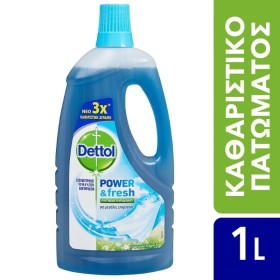 DETTOL Power & Fresh Floor Cleaner Antibacterial Linen & Aqua Sky 1lt
