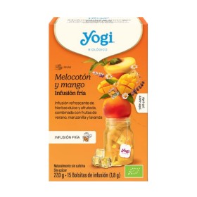 Yogi Tea Bio Cold Brew Peach & Mango Κρύο Τσάι 15 Φακελίσκοι Yogi Tea Bio Cold Brew Peach & Mango Κρύο Τσάι 15 Φακελίσκοι