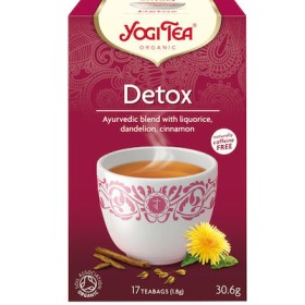 YOGI TEA Feel Pure Detox Βιολογικό Τσάι για Αποτοξίνωση & Απώλεια Βάρους 17 Φακελάκια 30.6g