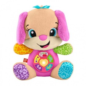 Fisher Price Laugh & Learn Εκπαιδευτικό Σκυλάκι Ροζ Smart Stages από 6-36m