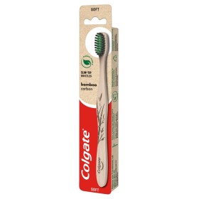 Colgate Bamboo Carbon Soft Οδοντόβουρτσα Ενηλίκων Μπεζ 1 Τεμάχιο