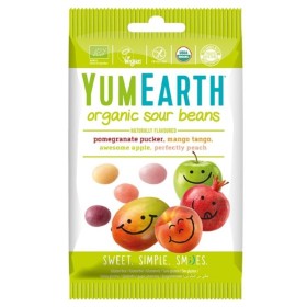 Yumearth Organic Sour Beans Βιολογικά Κουφετάκια Φρούτων 50g