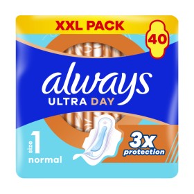 Always Ultra Normal Σερβιέτες Μέγεθος 1 40 Τεμάχια Always Ultra Normal Σερβιέτες Μέγεθος 1 40 Τεμάχια