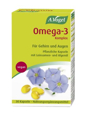 A.Vogel Omega-3 με Ωμέγα-3 Λιπαρά Οξέα Λιναρόσπορο & Φύκη 30 Κάψουλες