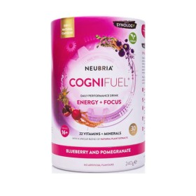 Neubria Cognifuel Blueberry & Pomegranate Ενεργειακό Ρόφημα για Μέγιστη Ενέργεια Αντοχή & Απόδοση 10 Φακελάκια x 8g Neubria Cognifuel Blueberry & Pomegranate Ενεργειακό Ρόφημα για Μέγιστη Ενέργεια Αντοχή & Απόδοση 10 Φακελάκια x 8g