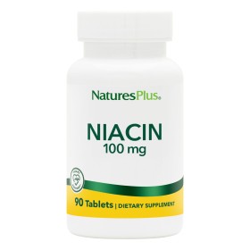 Natures Plus Niacin 100mg Συμπλήρωμα με Νιασίνη 90 Ταμπλέτες