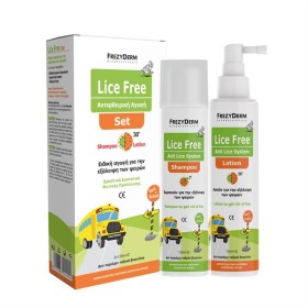 FREZYDERM Lice Free Set Shampoo 125ml & Lotion 125ml & Gift Comb