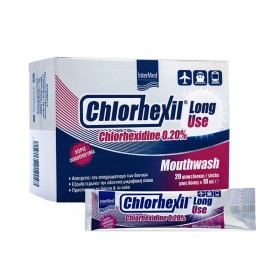Intermed Chlorhexil Long Use 0.20% Στοματικό Διάλυμα κατά της Πλάκας 20x10ml