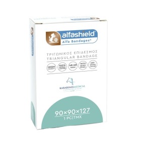 Alfashield Alfa Bandages Τριγωνικός Επίδεσμος 90x90x127cm 1 Τεμάχιο Alfashield Alfa Bandages Τριγωνικός Επίδεσμος 90x90x127cm 1 Τεμάχιο