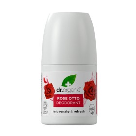 Dr. Organic Rose Otto Deodorant Αποσμητικό Roll-On με Βιολογικό Έλαιο Τριαντάφυλλου 50ml