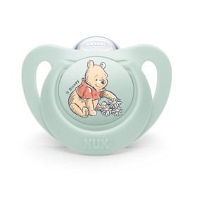 NUK Star Disney Πιπίλα Σιλικόνης με Θήκη 6-18m Winnie 1 Τεμάχιο [10.736.939]