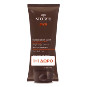 Nuxe Promo Men Πολυχρηστικό Αφρόλουτρο για Σώμα Μαλλιά & Πρόσωπο 2X200ml