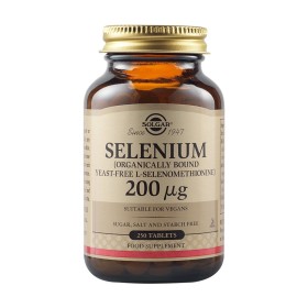 Solgar Selenium 200μg για την Ομαλή Λειτουργία του Ανοσοποιητικού & του Θυροειδή 250 Ταμπλέτες