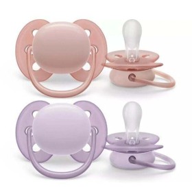 Philips Avent Ultra Soft Πιπίλες Σιλικόνης για 0-6m 2 Τεμάχια