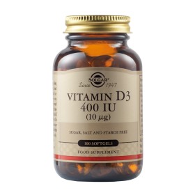 Solgar Vitamin D3 400 Iu 100 Μαλακές Κάψουλες Solgar Vitamin D3 400 Iu 100 Μαλακές Κάψουλες
