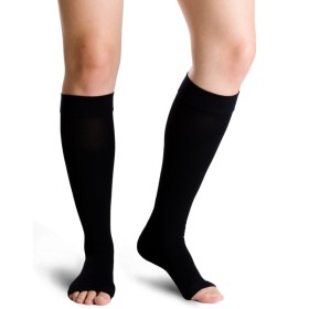 VARISAN Top Gab Classe 1 Black Κάλτσες Αποσυμπίεσης Ανδρικές & Γυναικείες με Ανοιχτά Δάχτυλα Ποδιών Χρώμα Μαύρο 1 Ζεύγος