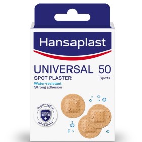 HANSAPLAST Universal Spot Plaster Round Pads for Small Wounds 50 Pieces