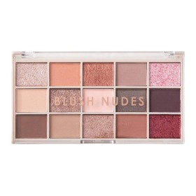 MUA Eyeshadow Palette 15 Shade Σκιές Ματιών Blush Nudes 12g