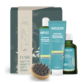 Weleda Promo Σαμπουάν 250ml & Conditioner 150ml & Τονωτική Λοσιόν Μαλλιών Δενδρολίβανο 100ml & Βούρτσα Μασάζ Τριχωτού 1 Τεμάχιο
