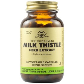 Solgar Milk Thistle Herb Extract 60 Φυτικές Κάψουλες Solgar Milk Thistle Herb Extract 60 Φυτικές Κάψουλες