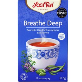 Yogi Tea Breathe Deep Βιολογικό Τσάι για Κρυολόγημα 17 Φακελάκια 30.6g Yogi Tea Breathe Deep Βιολογικό Τσάι για Κρυολόγημα 17 Φακελάκια 30.6g