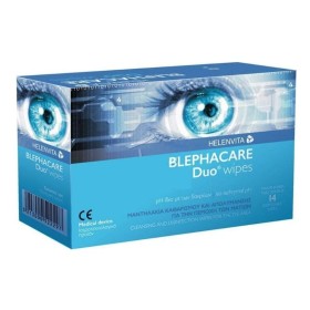 HELENVITA Blephacare Duo Μαντηλάκια Καθαρισμού Ματιών 14 Tεμάχια