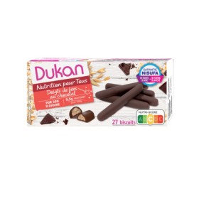 Dukan Ράβδοι Μπισκότου Πίτουρου Βρώμης με Επικάλυψη Μαύρης Σοκολάτας 150g Dukan Ράβδοι Μπισκότου Πίτουρου Βρώμης με Επικάλυψη Μαύρης Σοκολάτας 150g