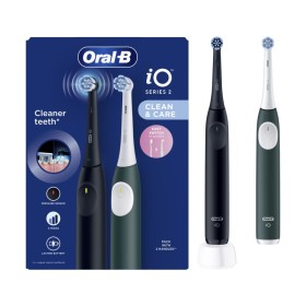 Oral-B Promo Series 2 iO Duo Ηλεκτρικές Οδοντόβουρτσες Μαύρη & Πράσινη 2 Τεμάχια Oral-B Promo Series 2 iO Duo Ηλεκτρικές Οδοντόβουρτσες Μαύρη & Πράσινη 2 Τεμάχια