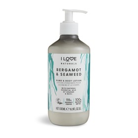 I LOVE Naturals Hand & Body Lotion Kρέμα Σώματος & Χεριών Bergamot & Seaweed 500ml