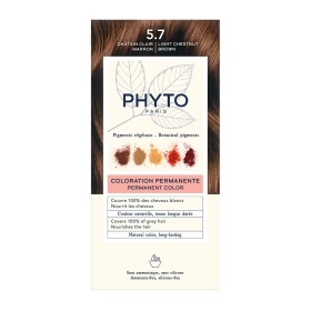 PHYTO Phytocolor 5.7 Καστανό Ανοιχτό Μαρόν Μόνιμη Βαφή Μαλλιών