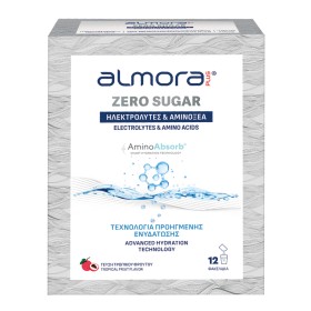 Almora Plus Zero Sugar Ηλεκτρολύτες για Ενυδάτωση Οργανισμού Χωρίς Ζάχαρη 12 Φακελάκια Almora Plus Zero Sugar Ηλεκτρολύτες για Ενυδάτωση Οργανισμού Χωρίς Ζάχαρη 12 Φακελάκια