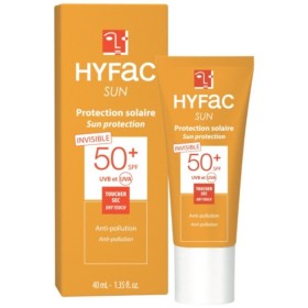 HYFAC Sun Protection Invisible SPF50+ Αντηλιακό Προσώπου με Απαλή Υφή 40ml