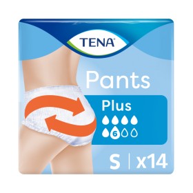 Tena Pants Plus Small Προστατευτικά Εσώρουχα Ακράτειας 14 Τεμάχια Tena Pants Plus Small Προστατευτικά Εσώρουχα Ακράτειας 14 Τεμάχια