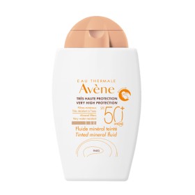 Avene Fluide Mineral Spf50+ Αντηλιακό Προσώπου για Ευαίσθητο Δέρμα με Χρώμα 40ml